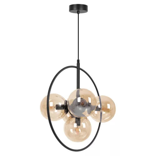 KAJA K-5369 PIRO Glamour Függesztett Lámpa Fekete E14 IP20