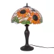 KAJA K-G16814 SUNFLOWER Tiffany asztali lámpa többszínű 1xE27 15W IP20