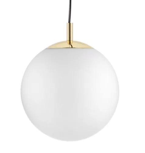 KASPA 10728305 ALUR Glamour Függesztett Lámpa Fehér, Arany E27 IP20