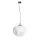 KASPA 11071102 CLEO L Modern Függesztett Lámpa Fehér, Fekete E27 IP20