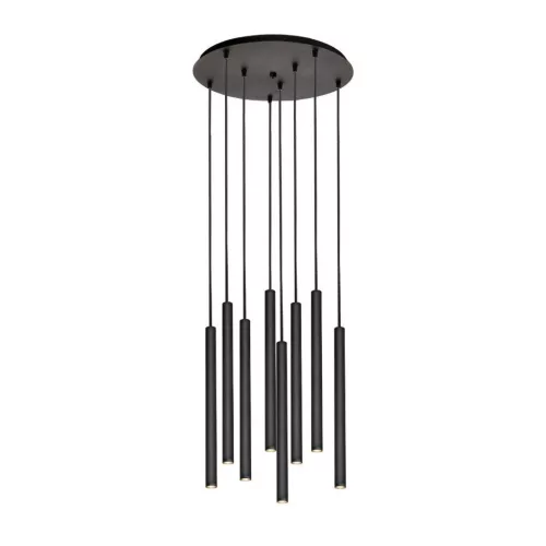 KASPA 11174802 ROLL Modern Led Függesztett Lámpa Fekete LED IP20