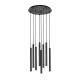 KASPA 11174802 ROLL Modern Led Függesztett Lámpa Fekete LED IP20