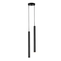   KASPA 11178202 ROLL Hengeres Függesztett Lámpa Fekete LED IP20