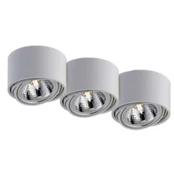   KASPA 70253301 LUMOS Hengeres Mennyezeti Lámpa Fehér G9 IP20