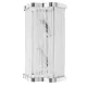 KING HOME 1080W ATLANTA Kristály Fali Lámpa Króm, Ezüst E14 IP20