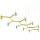 KING HOME DW-d1005-10CGOLD ATOMIC Glamour Függesztett Lámpa Arany G9 IP20