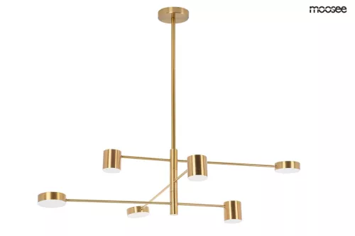 KING HOME MSE010100124 PIAZETTA Többágú Függesztett Lámpa Arany LED IP20
