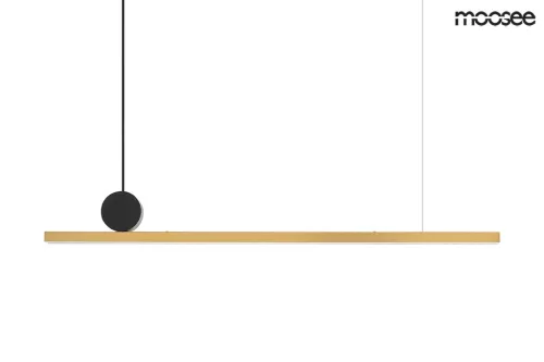 KING HOME MSE010100133 WAND Modern Led Függesztett Lámpa Fekete, Arany LED IP20