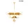 KING HOME MSE010100141 SOLEI Glamour Függesztett Lámpa Arany G9 IP20
