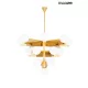 KING HOME MSE010100141 SOLEI Glamour Függesztett Lámpa Arany G9 IP20