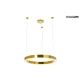 KING HOME MSE010100150 RING Modern Led Függesztett Lámpa Arany LED IP20