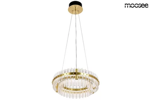 KING HOME MSE010100166 SATURNUS Kristály Függesztett Lámpa Arany LED IP20