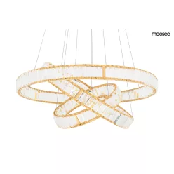   KING HOME MSE010100176 LIBERTY Kristály Függesztett Lámpa Arany LED IP20