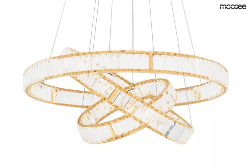 KING HOME MSE010100176 LIBERTY Kristály Függesztett Lámpa Arany LED IP20