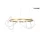 KING HOME MSE010100236 SERPIENTE Modern Led Függesztett Lámpa Arany LED IP20