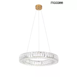   KING HOME MSE010100250 ALLISIA Kristály Függesztett Lámpa Arany LED IP20