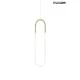 KING HOME MSE010100254 PUSO S Modern Led Függesztett Lámpa Arany LED IP20