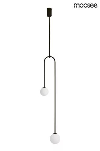 KING HOME MSE010100261 LOW Többágú Függesztett Lámpa Fekete G9 IP20