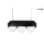 KING HOME MSE010100273 DROPS Modern Függesztett Lámpa Fekete G9 IP20