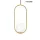 KING HOME MSE010100302 AURELIA Glamour Függesztett Lámpa Fehér, Arany E14 IP20