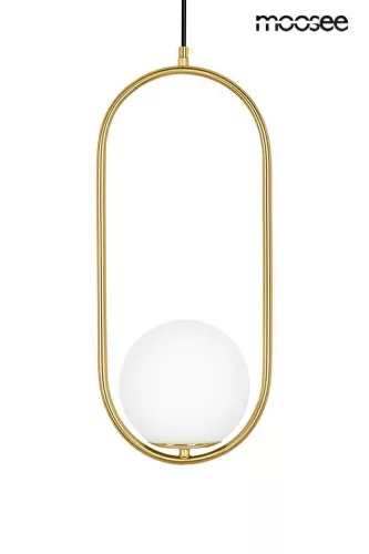 KING HOME MSE010100302 AURELIA Glamour Függesztett Lámpa Fehér, Arany E14 IP20