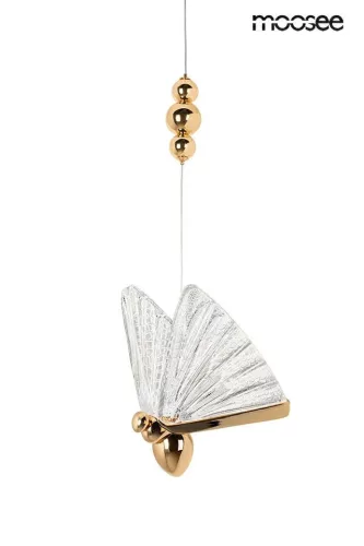 KING HOME MSE010100322 BUTTEFLY Glamour Függesztett Lámpa Arany LED IP20