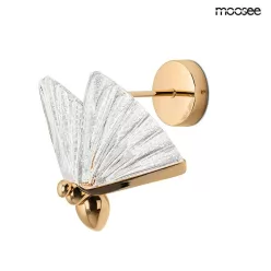   KING HOME MSE010100324 BUTTERLY M Kristály Fali Lámpa Arany LED IP20