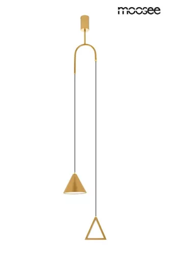 KING HOME MSE010100331 ACUSTICA Többágú Függesztett Lámpa Arany LED IP20