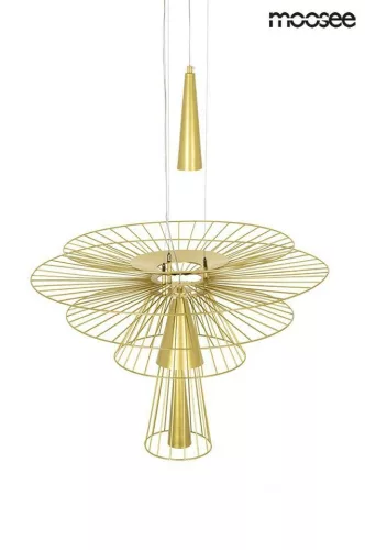 KING HOME MSE010100336 SESTO Glamour Függesztett Lámpa Arany GU10 IP20