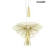 KING HOME MSE010100336 SESTO Glamour Függesztett Lámpa Arany GU10 IP20