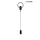 King Home COMO MSE010100344 Fali lámpa 1x9W/LED|E27 IP20