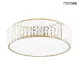 KING HOME MSE010100366 CROWN Kristály Mennyezeti Lámpa Fehér, Arany LED IP20