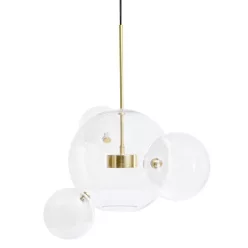   KING HOME MSE1501100544 CAPRI Glamour Függesztett Lámpa Arany LED IP20