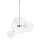 KING HOME MSE1501100544 CAPRI Glamour Függesztett Lámpa Arany LED IP20