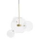 KING HOME MSE1501100544 CAPRI Glamour Függesztett Lámpa Arany LED IP20