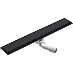Megfordítható padlóösszefolyó_70 cm, fekete