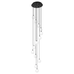 KAJA KP-29 ASPEN Fekete Színű Függeszték 13xG9 10W IP20