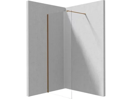 Prizma zuhanyfal_70x195, szálcsiszolt bronz