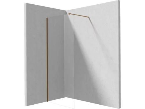Prizma zuhanyfal_90x195, szálcsiszolt bronz