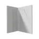 Prizma zuhanyfal_110x195, szálcsiszolt arany