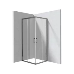 Funkia EVO szögletes zuhanykabin 80x90, titán