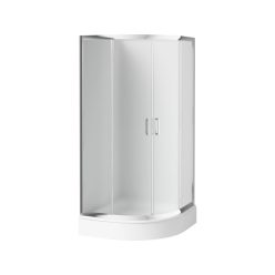 Funkia íves zuhanykabin_90_homokfúvott üveg