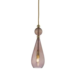   LAURA ASHLEY 101132 SMYKKE M Modern Függesztett Lámpa Arany E14 IP20