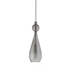   LAURA ASHLEY 101134 SMYKKE M Modern Függesztett Lámpa Ezüst E14 IP20