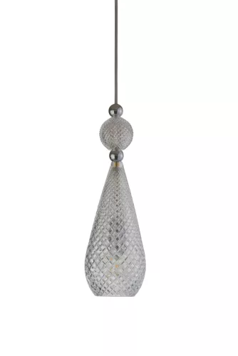 LAURA ASHLEY 101136 SMYKKE Glamour Függesztett Lámpa Ezüst E14 IP20
