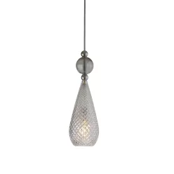   LAURA ASHLEY 101140 SMYKKE Glamour Függesztett Lámpa Ezüst E14 IP20