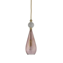   LAURA ASHLEY 101142 SMYKKE Glamour Függesztett Lámpa Arany E14 IP20