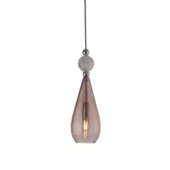   LAURA ASHLEY 101143 SMYKKE Glamour Függesztett Lámpa Ezüst E14 IP20