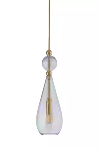 LAURA ASHLEY 101145 SMYKKE M Modern Függesztett Lámpa Arany E14 IP20