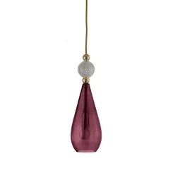   LAURA ASHLEY 101157 SMYKKE Glamour Függesztett Lámpa Arany E14 IP20